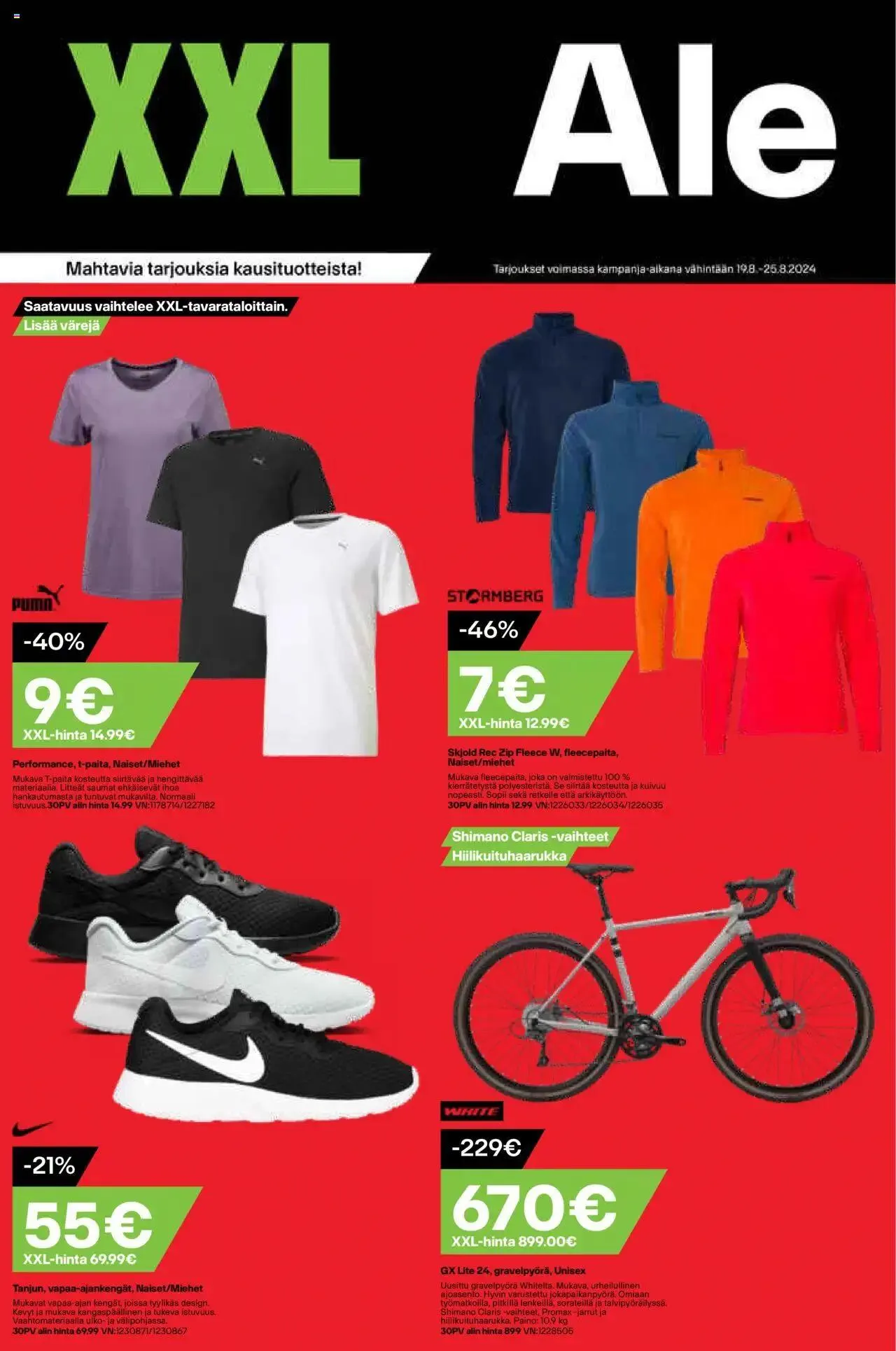XXL tarjoukset - 0