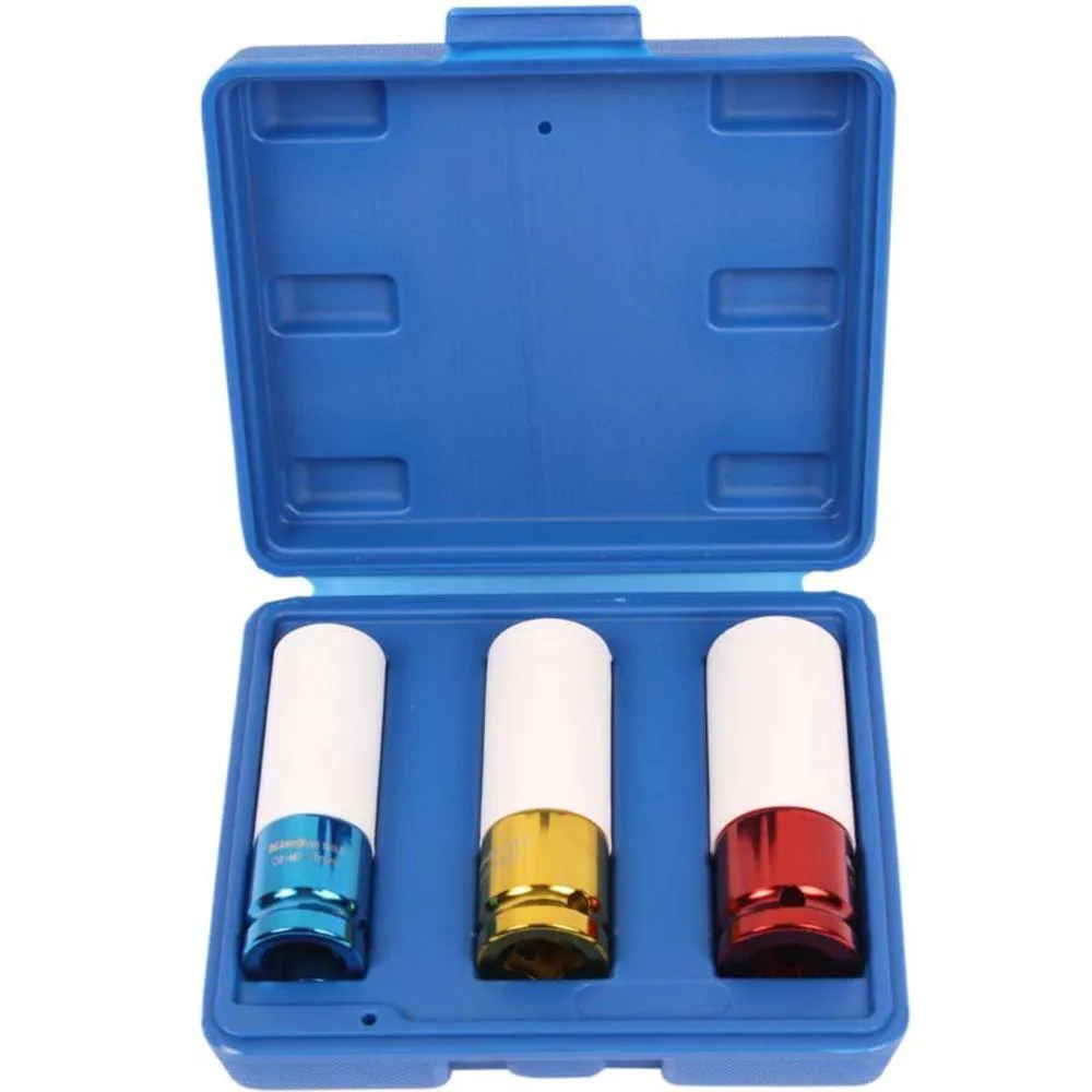 MTX Tools Basic Aluvannehylsysarja 17, 19, 21 mm 1/2"