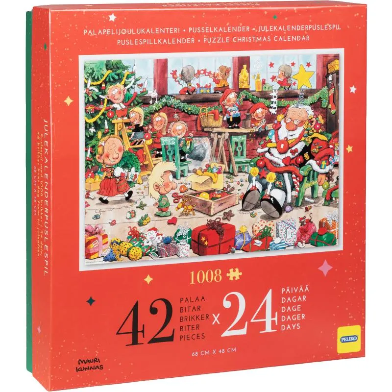 Palapelijoulukalenteri Mauri Kunnas