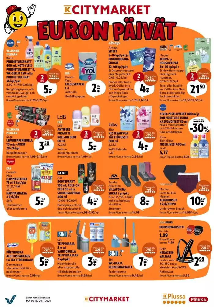 K-citymarket tarjoukset voimassa alkaen 18. marraskuuta - 2. joulukuuta 2024 - Tarjouslehti sivu 4