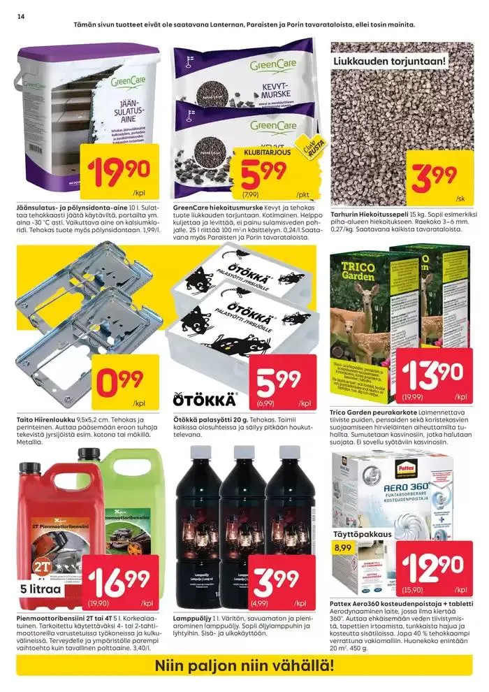 Rusta tarjoukset voimassa alkaen 27. tammikuuta - 10. helmikuuta 2025 - Tarjouslehti sivu 14