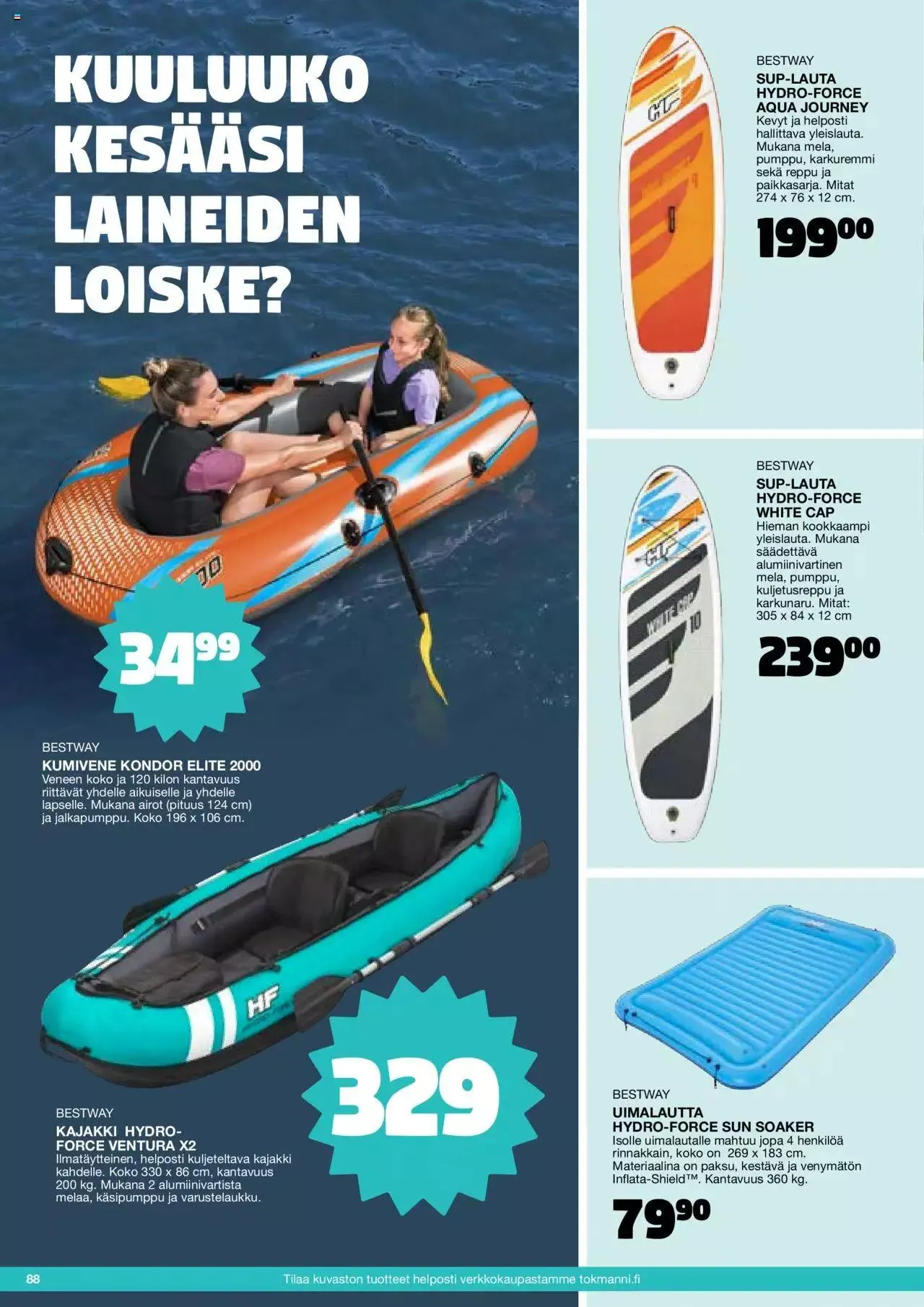 Tokmanni - Kesä 2024 voimassa alkaen 1. huhtikuuta - 31. joulukuuta 2024 - Tarjouslehti sivu 88