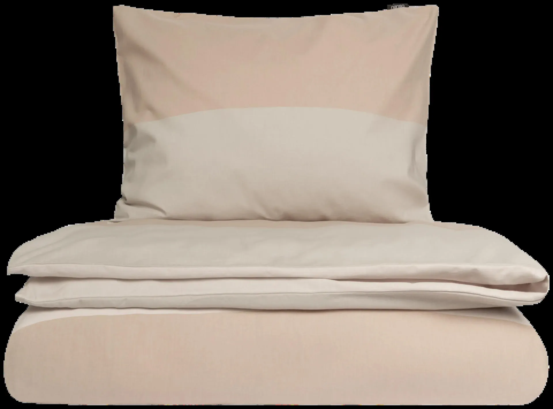 Nanso Trio pussilakanasetti 150x210+50x60cm beige