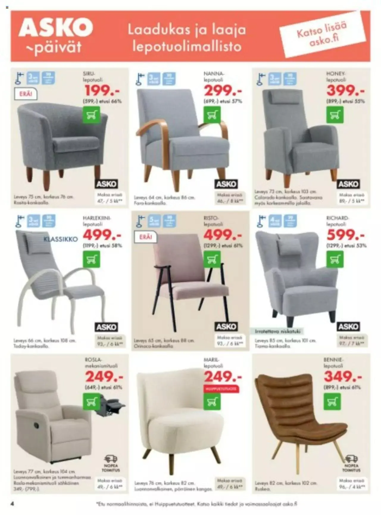 Asko tarjoukset voimassa alkaen 15. maaliskuuta - 19. maaliskuuta 2024 - Tarjouslehti sivu 4