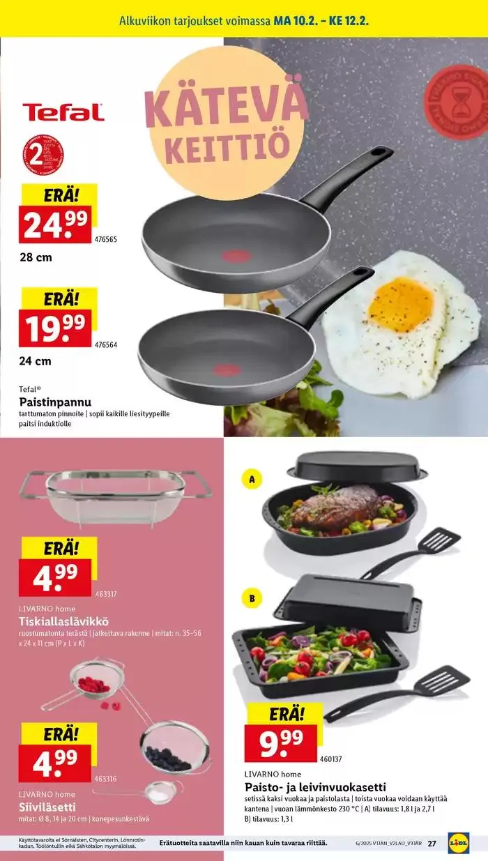 Lidl tarjoukset voimassa alkaen 3. helmikuuta - 12. helmikuuta 2025 - Tarjouslehti sivu 29