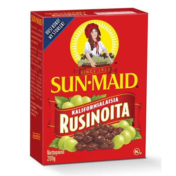 SUN MAID RUSINOITA 200g KIVETÖN