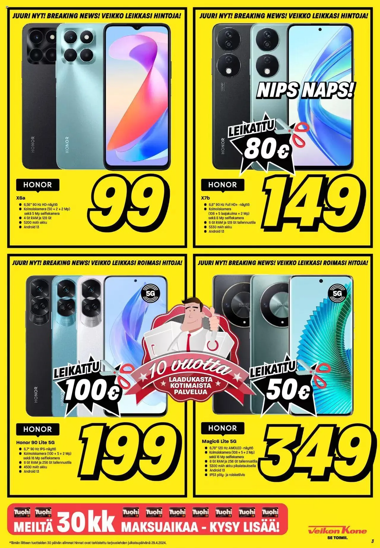 Veikon Kone tarjoukset voimassa alkaen 29. huhtikuuta - 5. toukokuuta 2024 - Tarjouslehti sivu 3