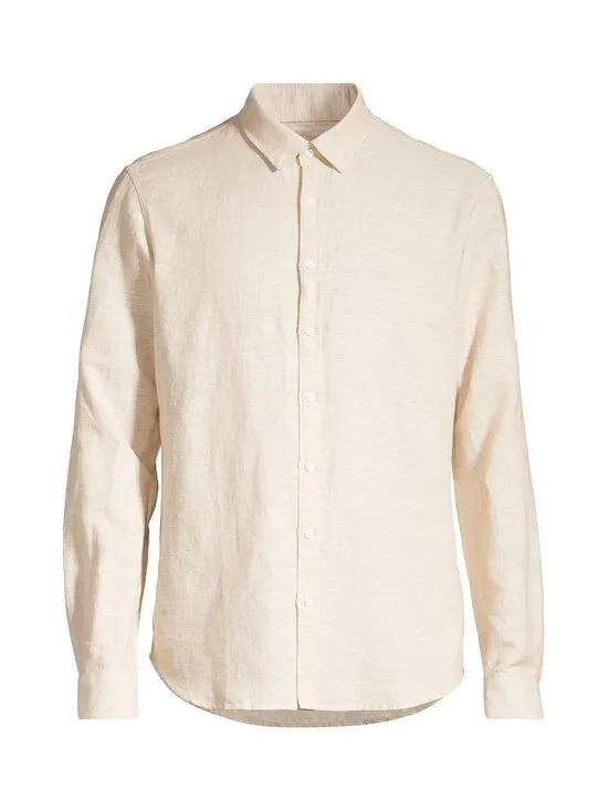 Macedonia Slim Fit -pellavasekoitepaita