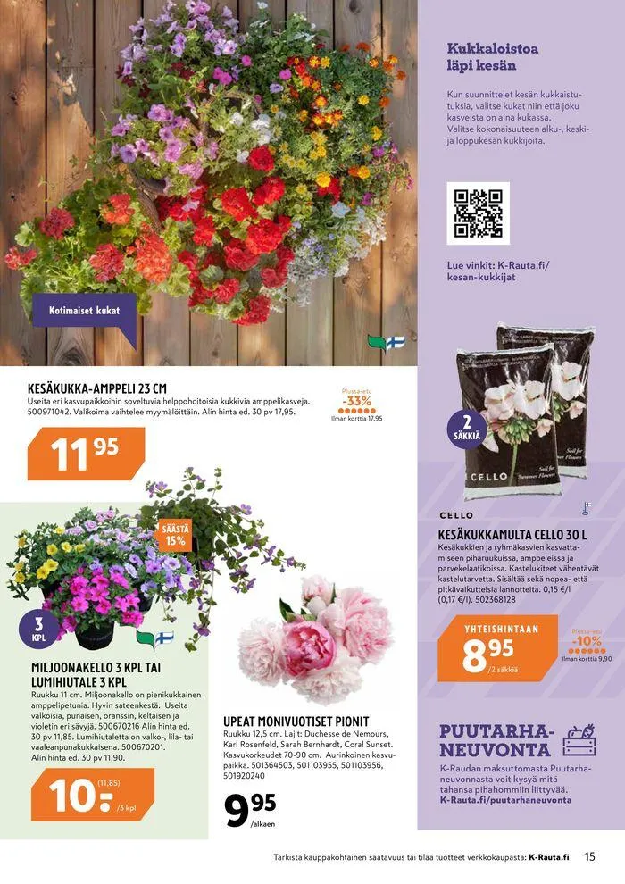 Autta alkuun ja eteenpain voimassa alkaen 24. toukokuuta - 4. kesäkuuta 2024 - Tarjouslehti sivu 15