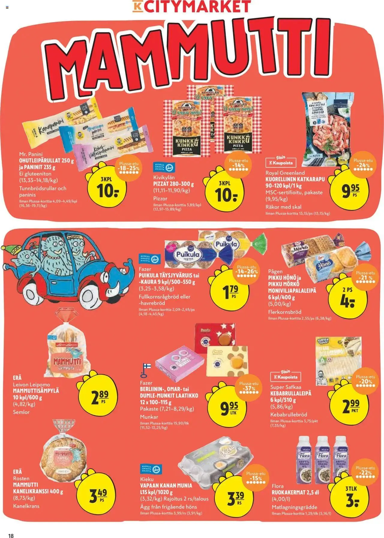 K-Citymarket tarjoukset voimassa alkaen 1. elokuuta - 11. elokuuta 2024 - Tarjouslehti sivu 18