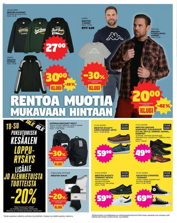 Tarjoussanomat voimassa alkaen 12. elokuuta - 26. elokuuta 2024 - Tarjouslehti sivu 14