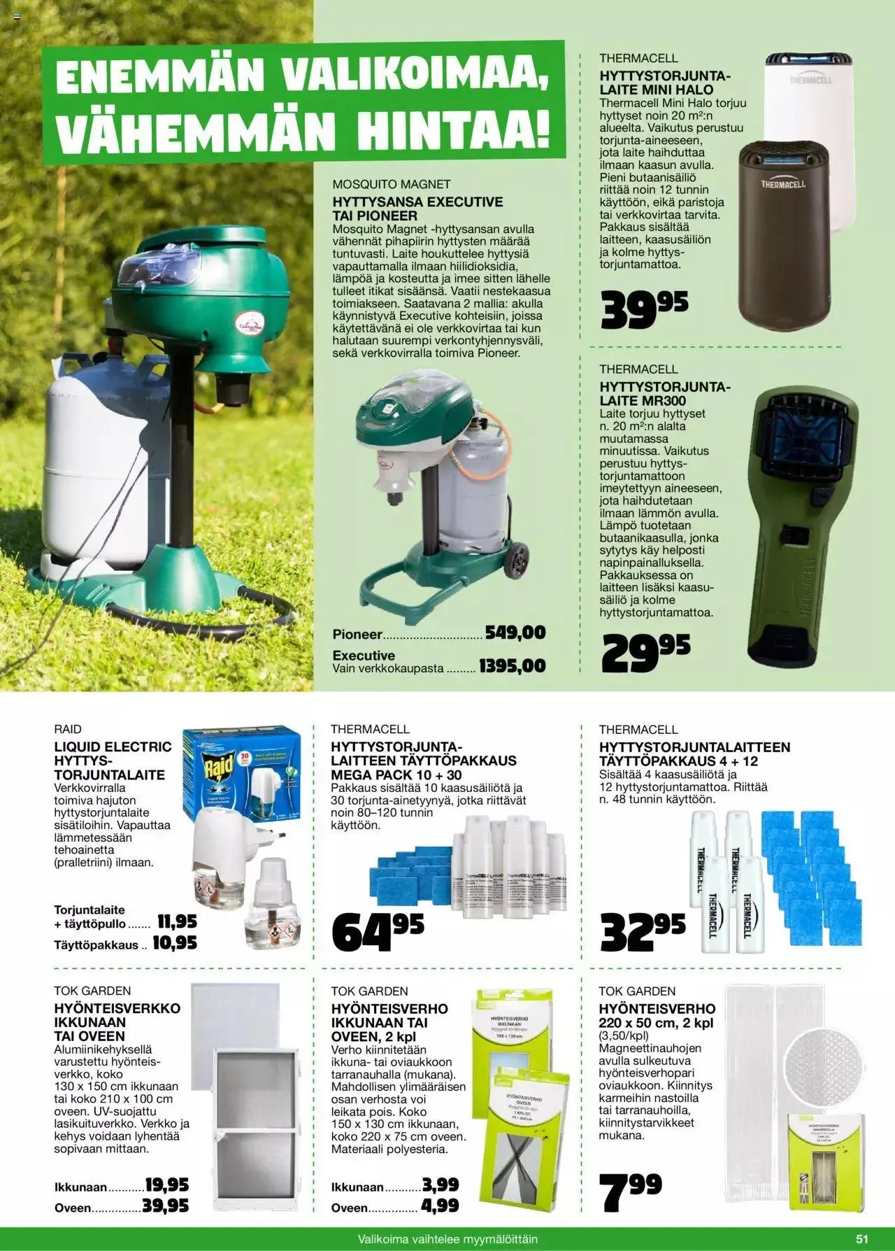 Tokmanni - Kesä 2023 voimassa alkaen 17. huhtikuuta - 31. joulukuuta 2023 - Tarjouslehti sivu 51