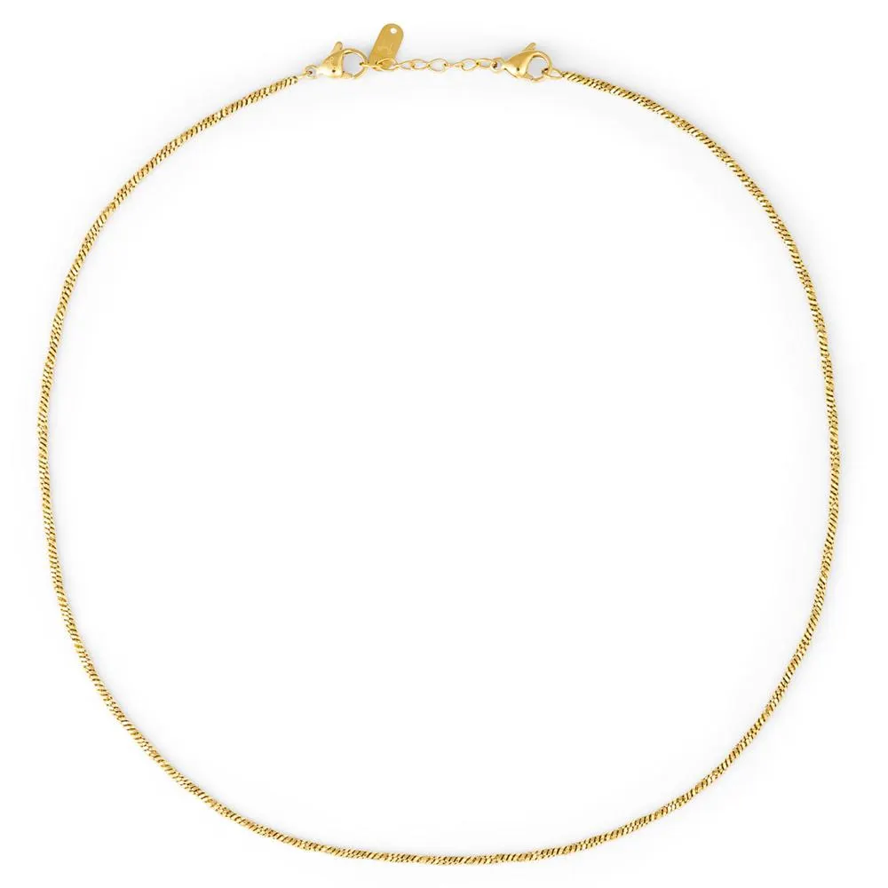 Mockberg x Kenza Sienna Gold kaulakoru