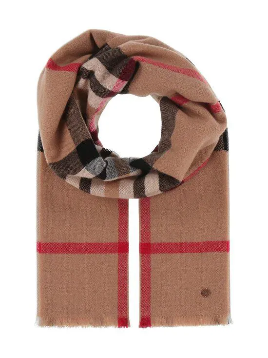 Checked cashmere -huivi