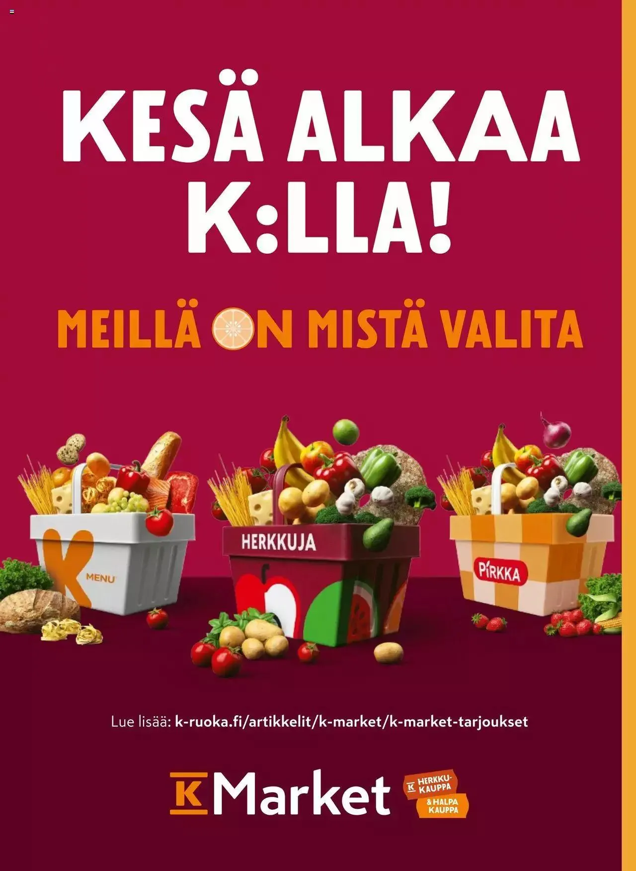 K-Market tarjoukset Pirkka 6–8/2023 voimassa alkaen 7. kesäkuuta - 29. elokuuta 2023 - Tarjouslehti sivu 79