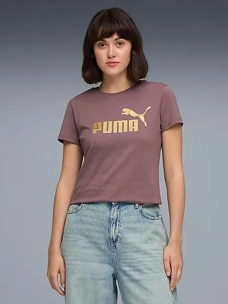 ess metallic tee logo w