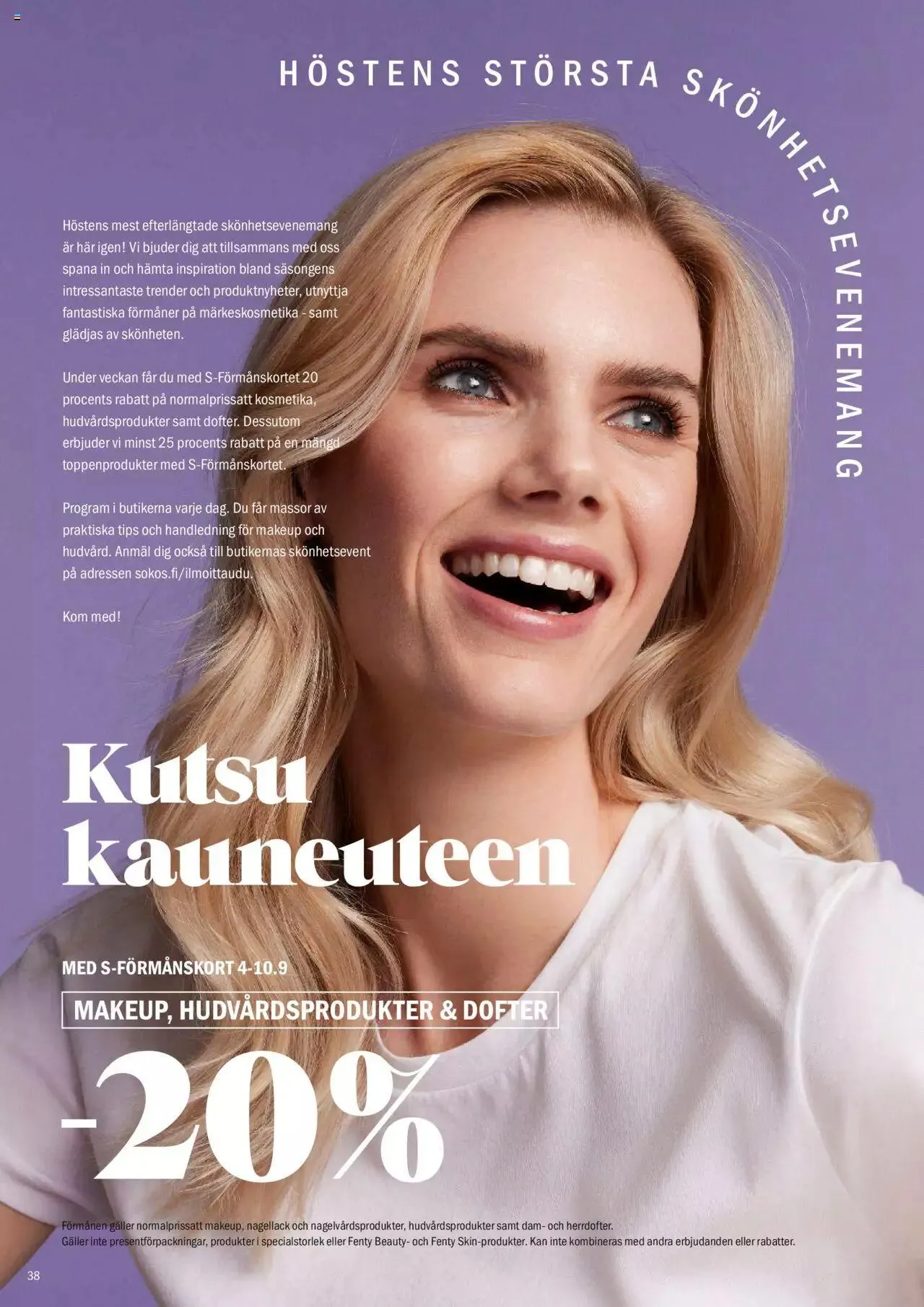 Sokos - Sokos kuvasto ruotsi syyskuu 2023 voimassa alkaen 4. syyskuuta - 8. lokakuuta 2023 - Tarjouslehti sivu 38