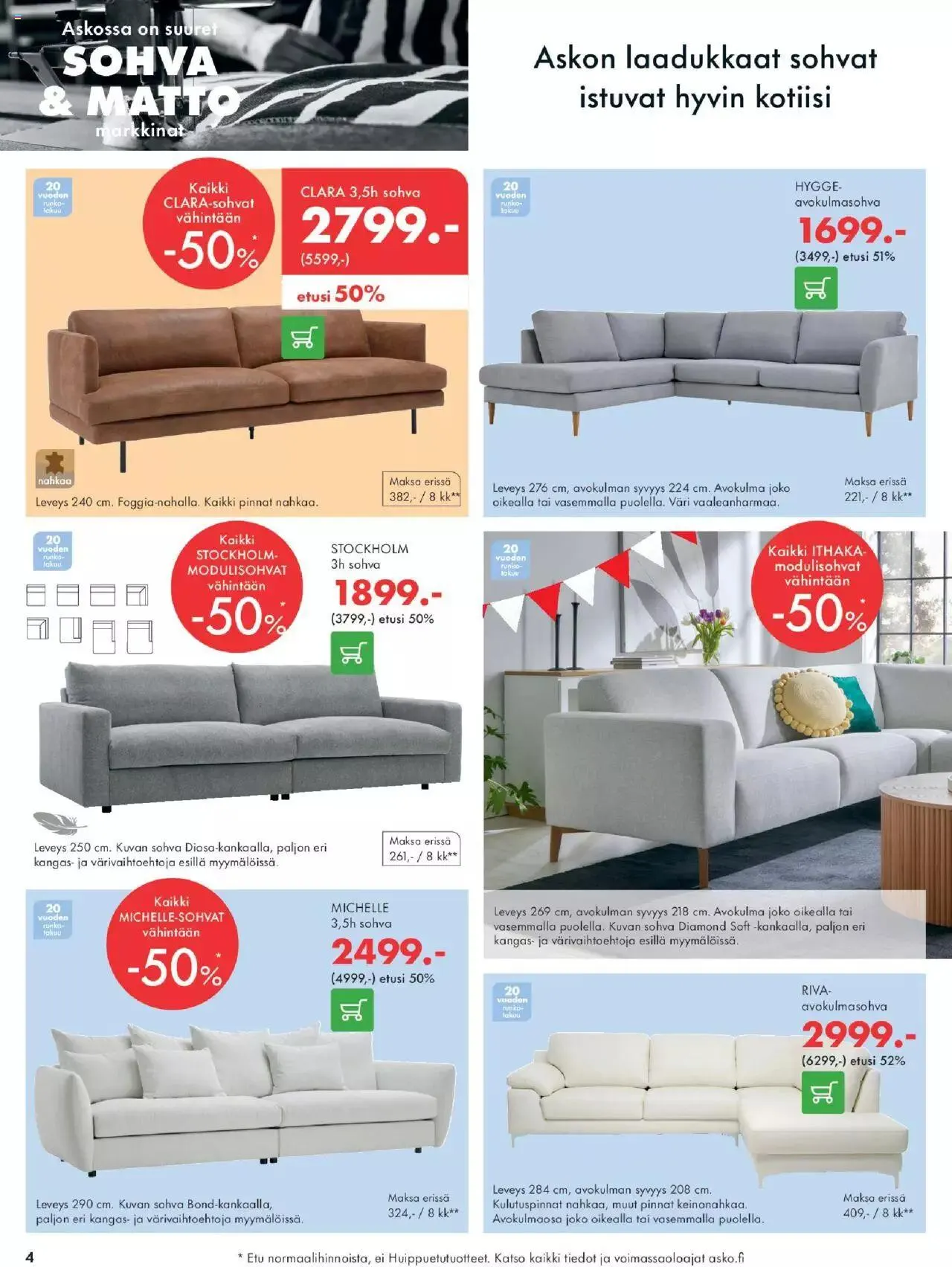 Asko tarjoukset voimassa alkaen 29. syyskuuta - 31. joulukuuta 2023 - Tarjouslehti sivu 4