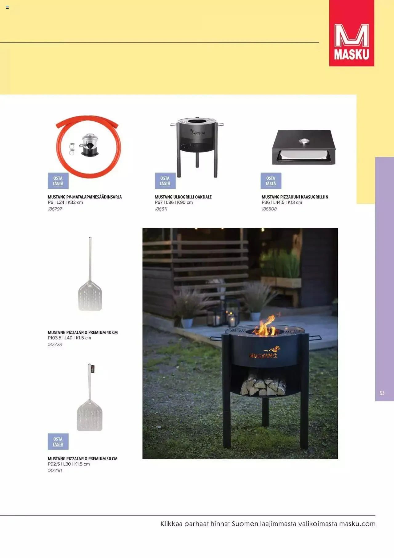 Masku tarjoukset - KESÄ 2024 voimassa alkaen 1. huhtikuuta - 31. joulukuuta 2024 - Tarjouslehti sivu 93