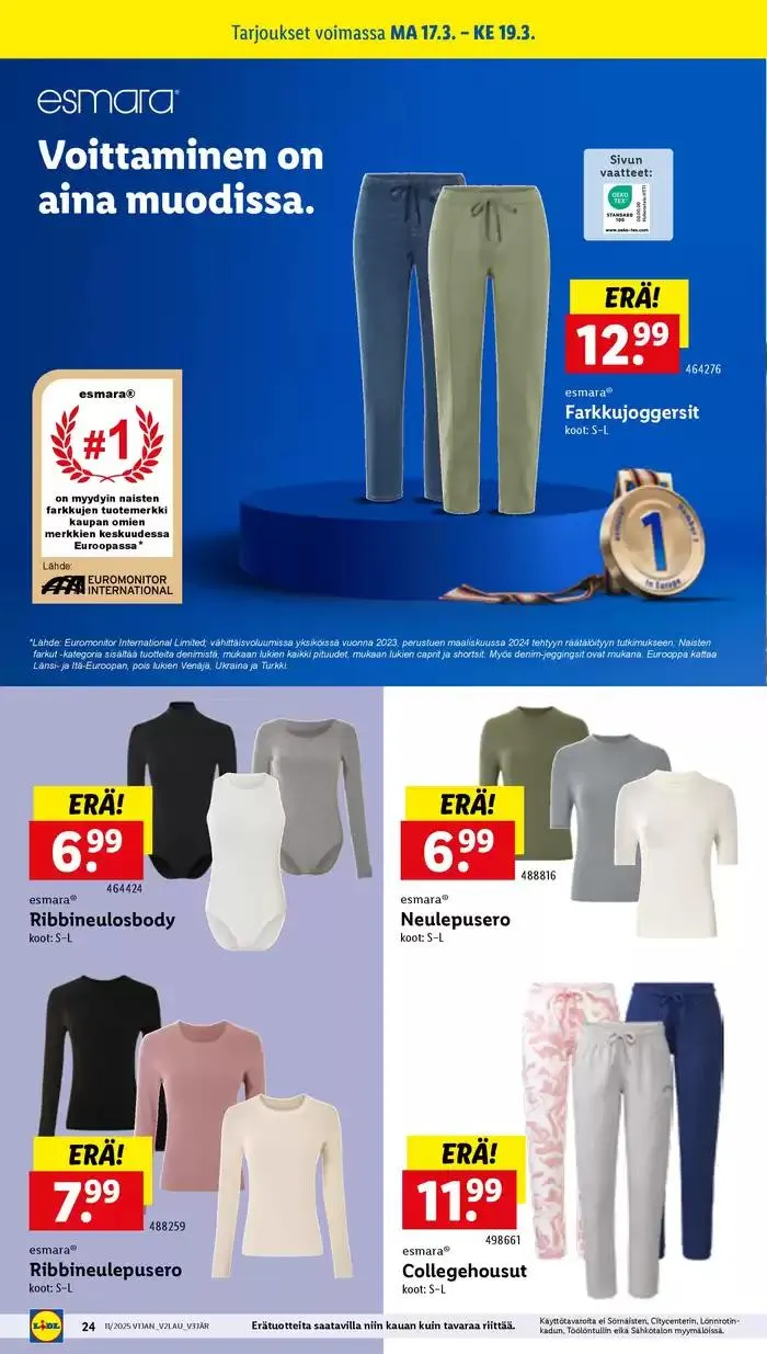 Lidl tarjoukset voimassa alkaen 10. maaliskuuta - 19. maaliskuuta 2025 - Tarjouslehti sivu 30