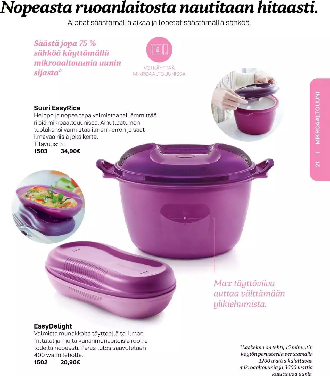 Tupperware - Kevät / Kesä 2023 voimassa alkaen 6. maaliskuuta - 31. joulukuuta 2023 - Tarjouslehti sivu 21