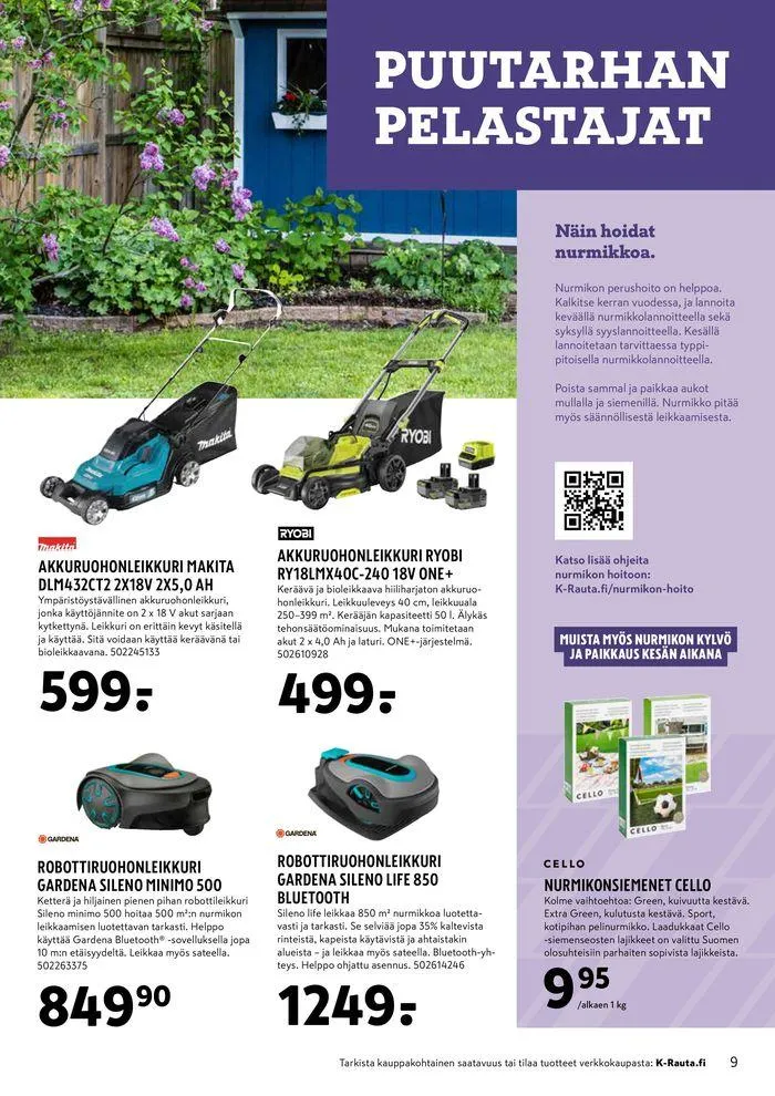 Autta alkuun ja eteenpain voimassa alkaen 24. toukokuuta - 4. kesäkuuta 2024 - Tarjouslehti sivu 9