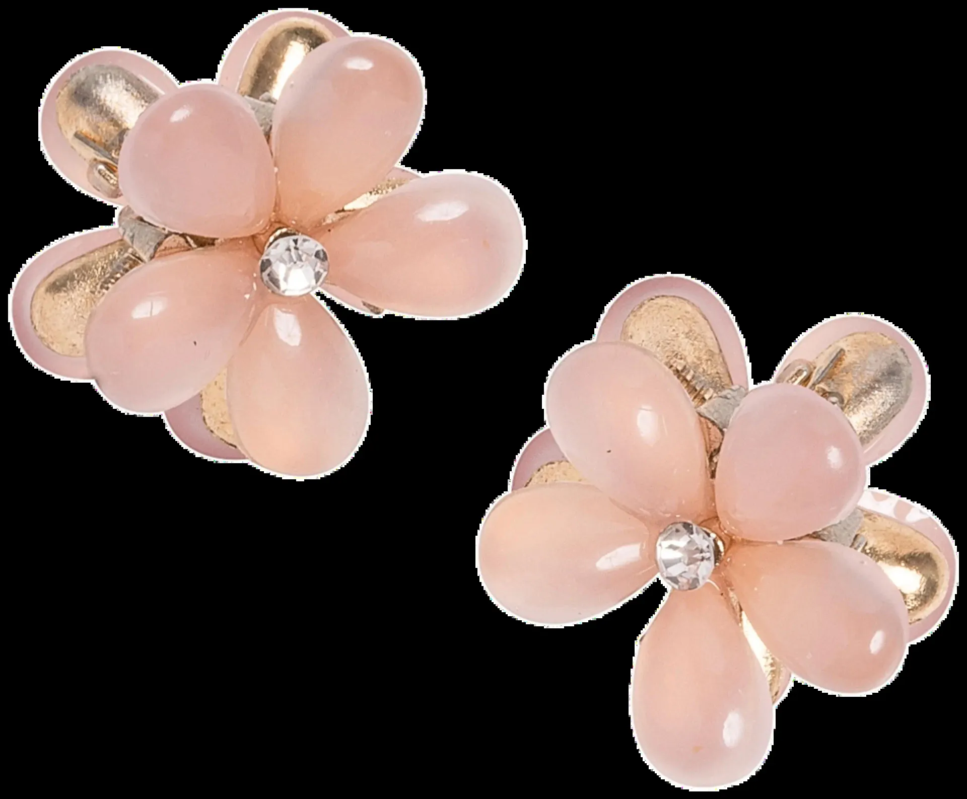 Cailap Pienet kukkahiussoljet 2 kpl vaaleanpunainen