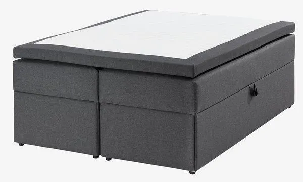 Jenkkisänky 140x200 GOLD C50 säilytystilalla harmaa-41