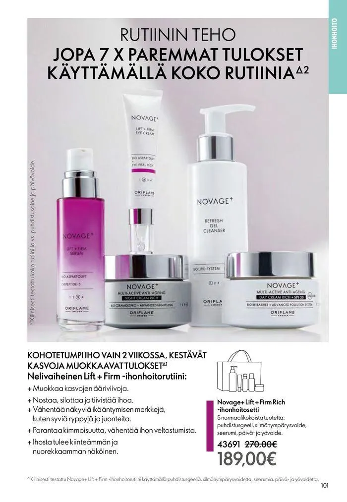 Oriflame tarjoukset voimassa alkaen 22. elokuuta - 5. syyskuuta 2024 - Tarjouslehti sivu 101