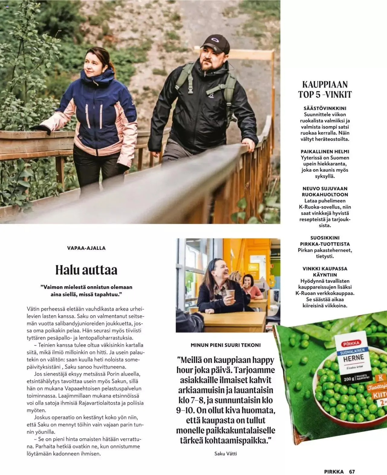 K-Market tarjoukset Pirkka 9/2023 voimassa alkaen 30. elokuuta - 3. lokakuuta 2023 - Tarjouslehti sivu 67