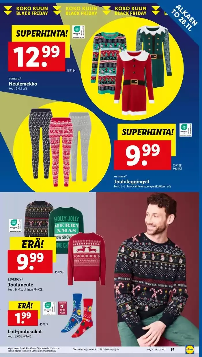 Eksklusiivisia diilejä asiakkaillemme voimassa alkaen 25. marraskuuta - 3. joulukuuta 2024 - Tarjouslehti sivu 17