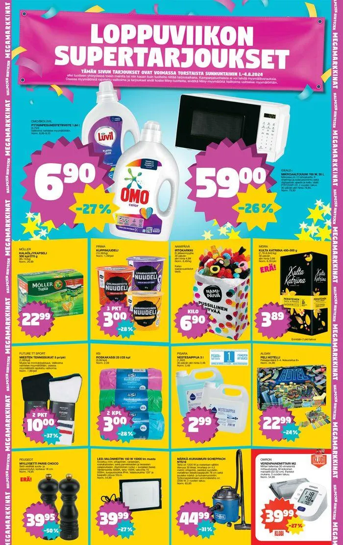 Mega- markkinat voimassa alkaen 29. heinäkuuta - 4. elokuuta 2024 - Tarjouslehti sivu 16