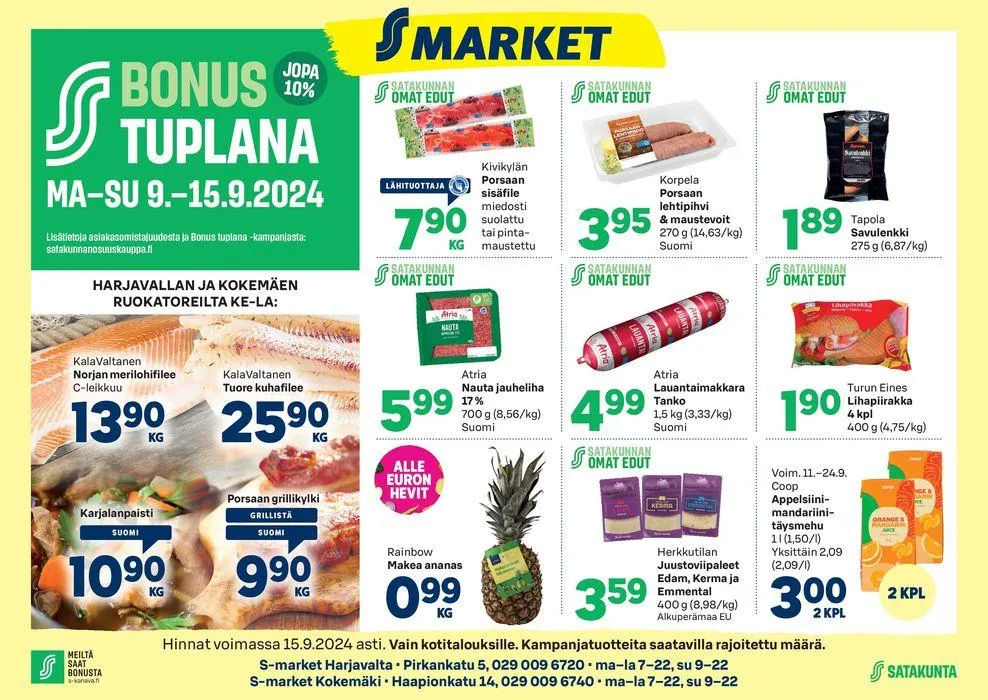S-market Harjavalta ja Kokemäki SYS 12.9.2024 - 1
