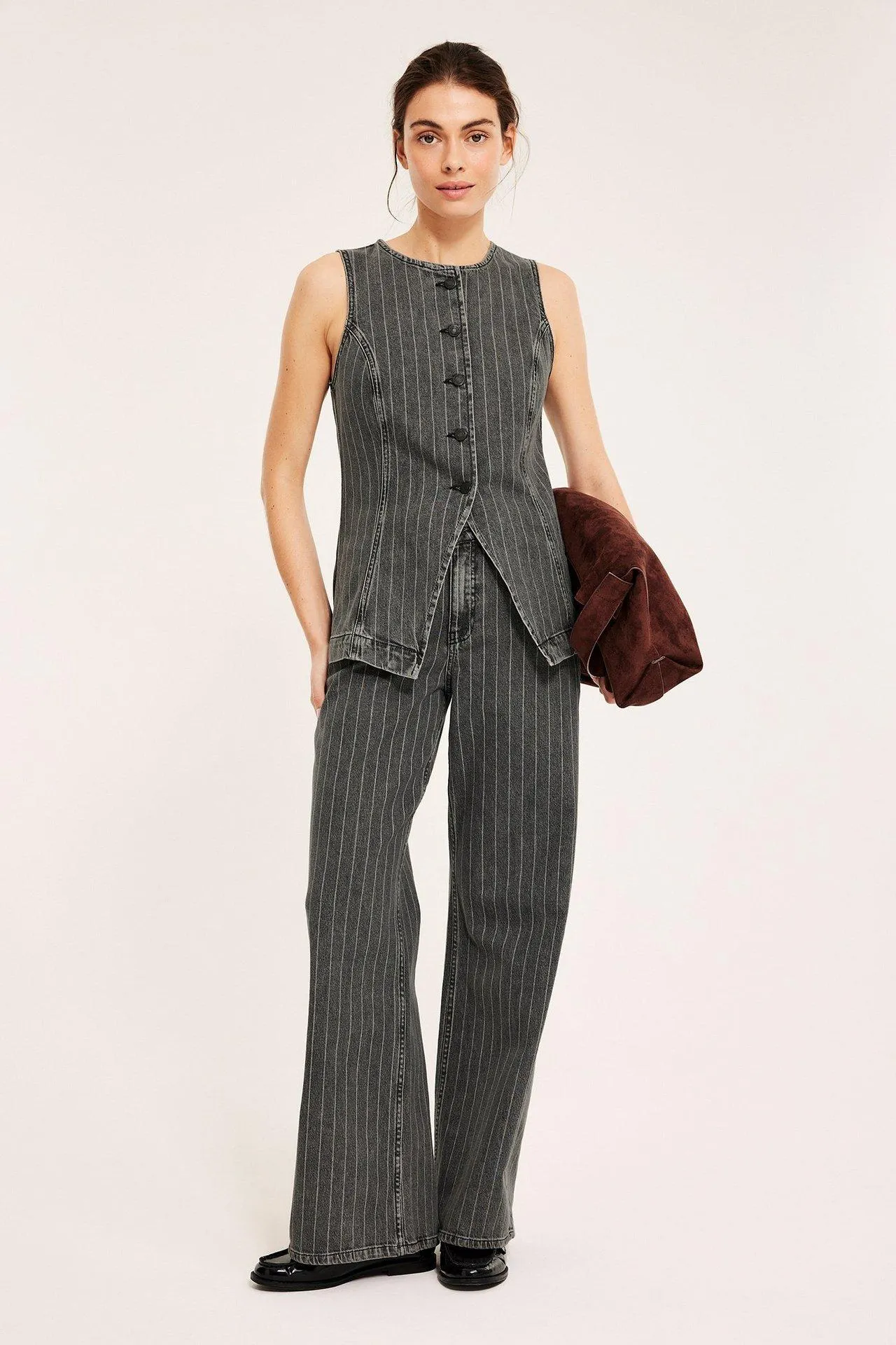 Wide jeans high waist