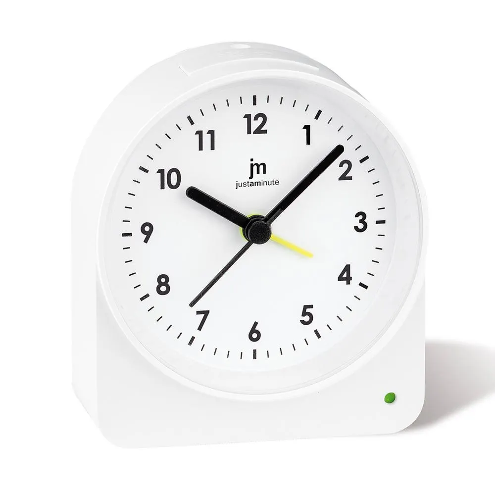 JM herätyskello valkoinen