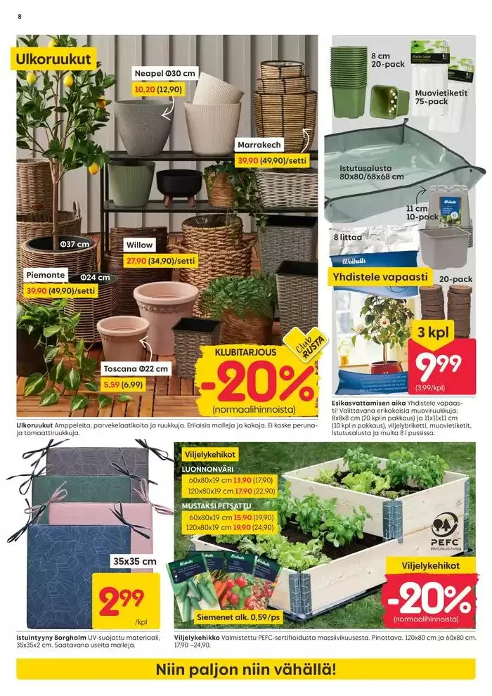 Rusta tarjoukset voimassa alkaen 24. helmikuuta - 10. maaliskuuta 2025 - Tarjouslehti sivu 8