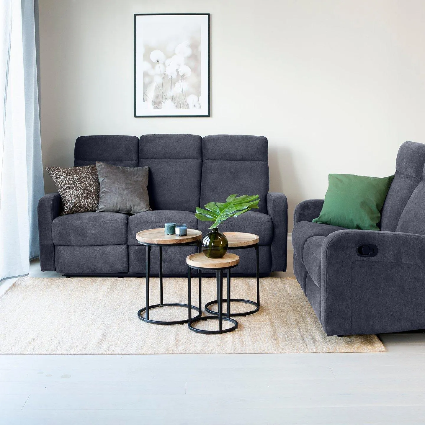 sohvakalusto (3+2) mekanismilla