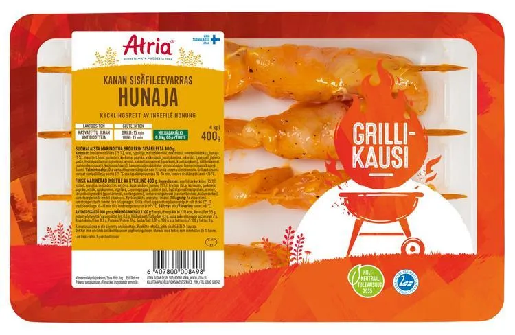 Atria Kanan Sisäfileevarras Hunaja 400g