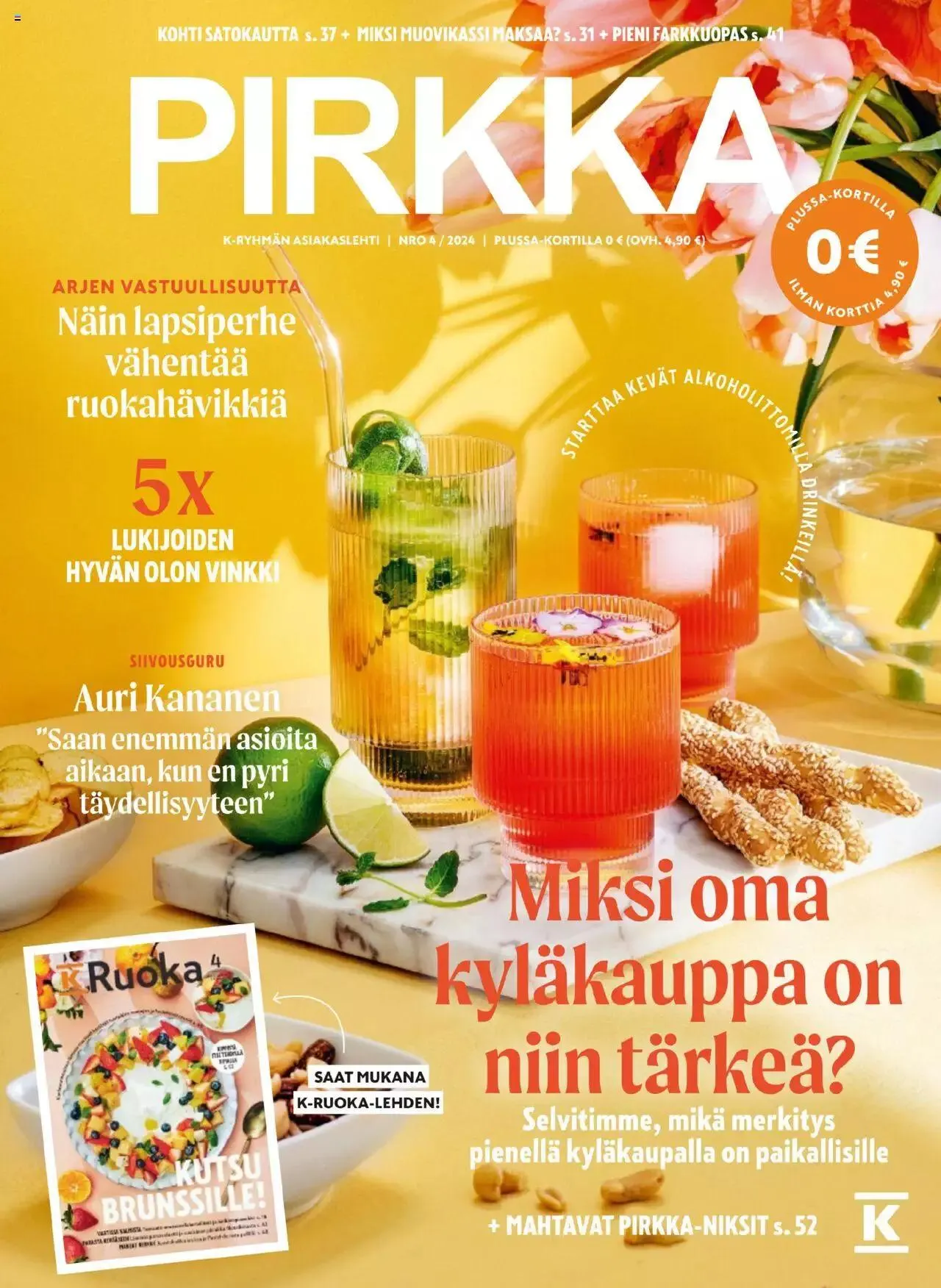 K-Supermarket - Pirkka voimassa alkaen 27. maaliskuuta - 23. huhtikuuta 2024 - Tarjouslehti sivu 