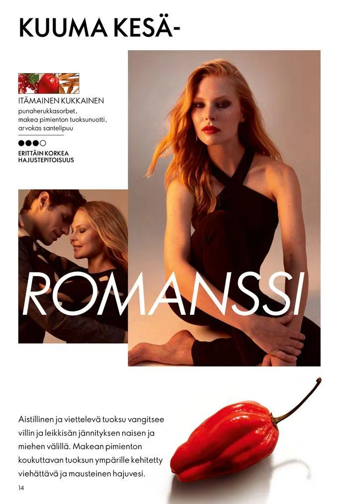 SÄTEILEVÄÄ AURINGONPAISTETTA voimassa alkaen 1. elokuuta - 21. elokuuta 2024 - Tarjouslehti sivu 14