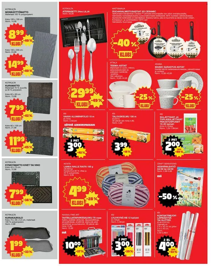 Tarjoussanomat voimassa alkaen 12. elokuuta - 26. elokuuta 2024 - Tarjouslehti sivu 9