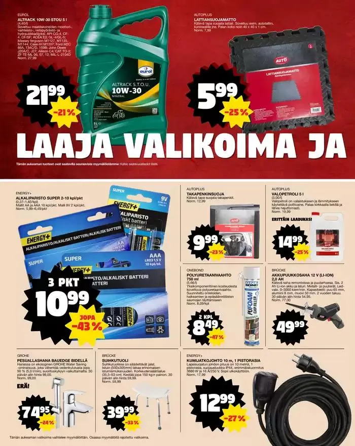 Tarjoussanomat voimassa alkaen 10. maaliskuuta - 16. maaliskuuta 2025 - Tarjouslehti sivu 18