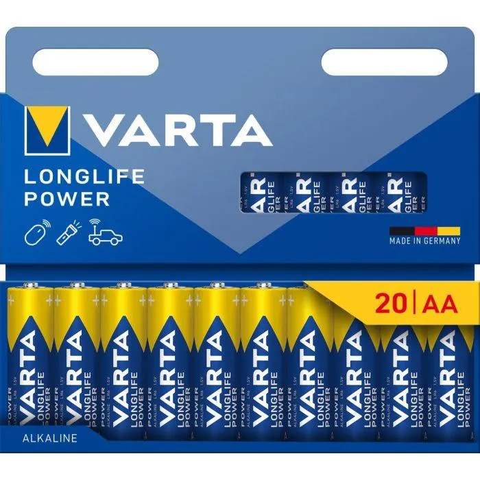 VARTA PARISTO LONGLIFE POWER AA 20 KPL