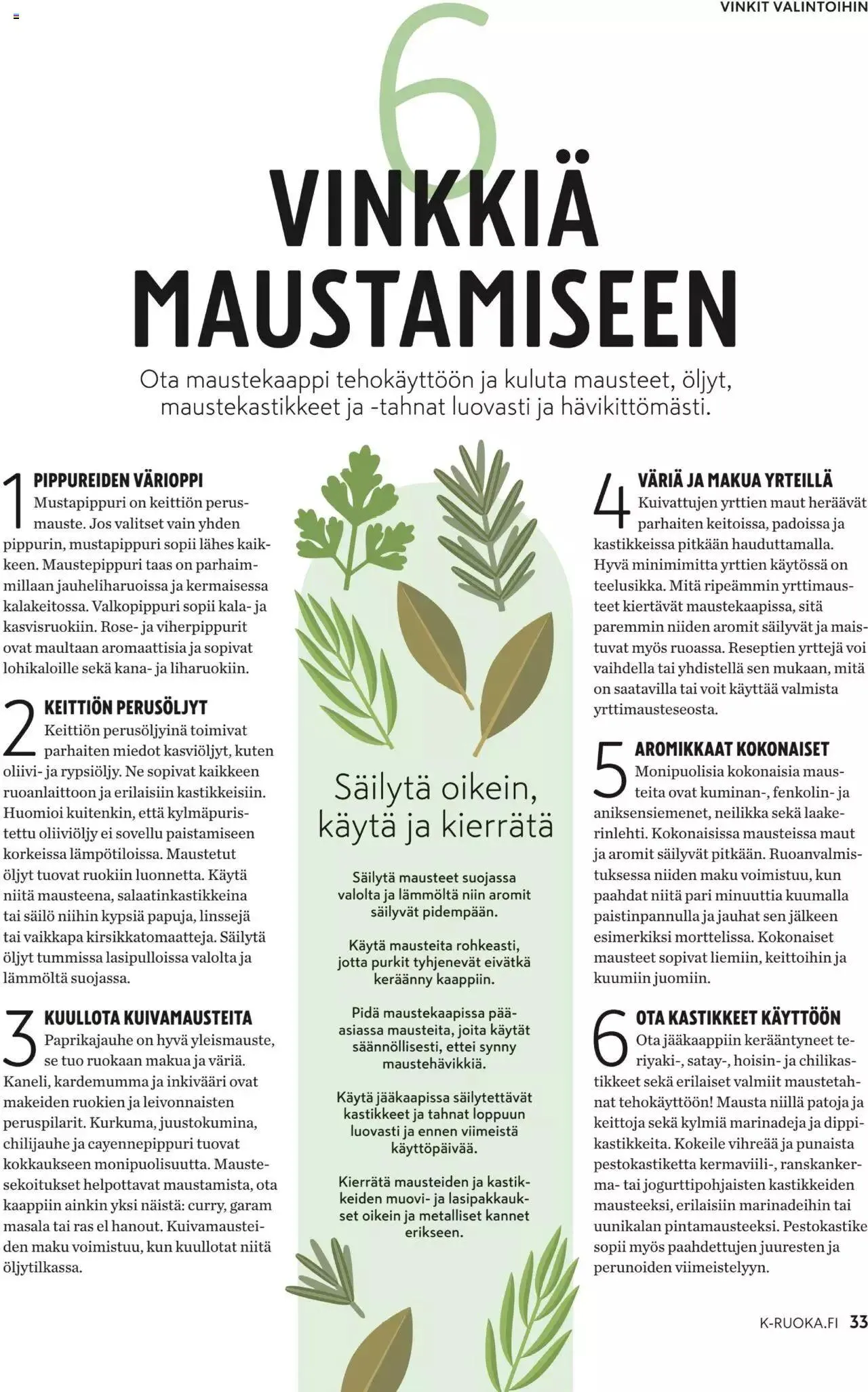 K-Citymarket - K-Ruoka voimassa alkaen 4. lokakuuta - 31. lokakuuta 2023 - Tarjouslehti sivu 33