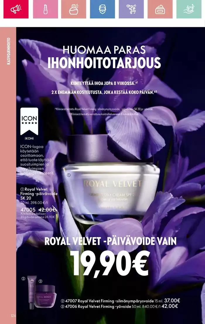 Oriflame tarjoukset voimassa alkaen 9. maaliskuuta - 29. maaliskuuta 2025 - Tarjouslehti sivu 126