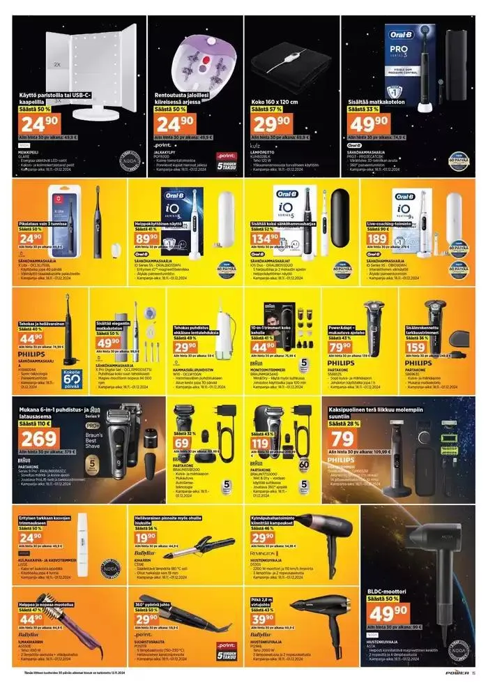 Power tarjoukset voimassa alkaen 21. marraskuuta - 19. tammikuuta 2025 - Tarjouslehti sivu 8