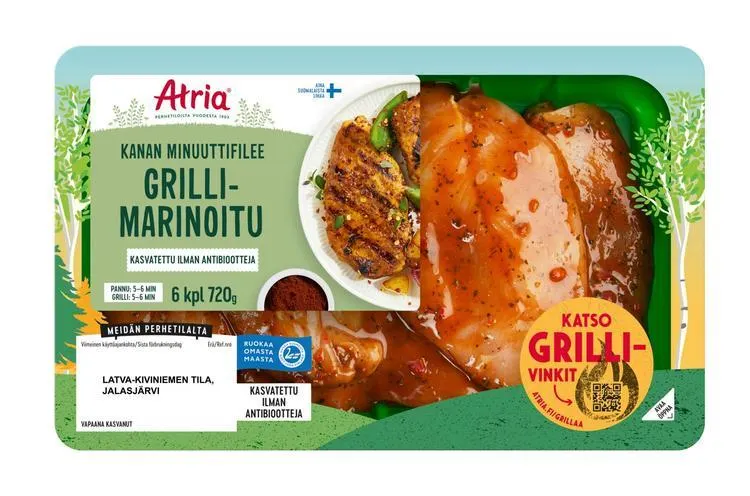 Atria Kanan Minuuttifilee Grillimarinoitu 720g