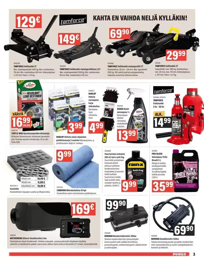Puuiloa kaikkeen arkeen voimassa alkaen 14. lokakuuta - 28. lokakuuta 2024 - Tarjouslehti sivu 9