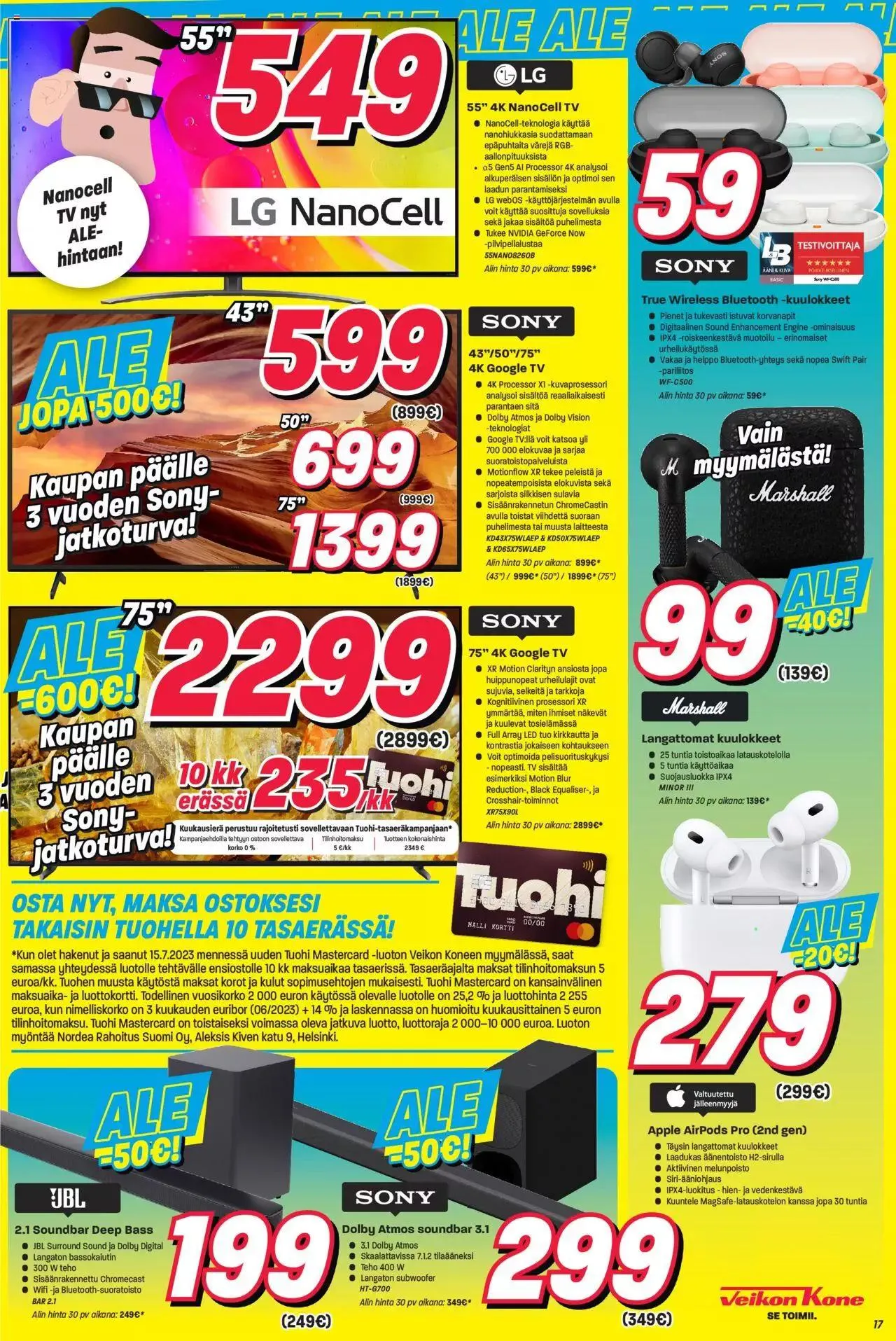 Veikon Kone tarjoukset voimassa alkaen 10. heinäkuuta - 31. joulukuuta 2023 - Tarjouslehti sivu 17