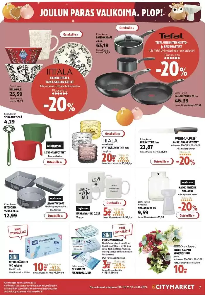 K-citymarket tarjoukset voimassa alkaen 31. lokakuuta - 14. marraskuuta 2024 - Tarjouslehti sivu 12